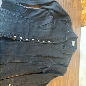 Classic Black Denim Jacket